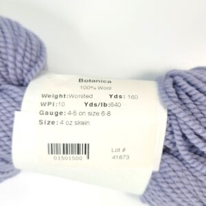 Halcyon Yarn’s Signature Botanica in Light Purple - Image 2