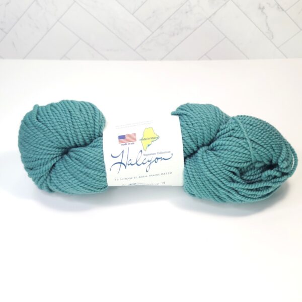 Halcyon Yarn’s Signature Botanica in Blue-Green