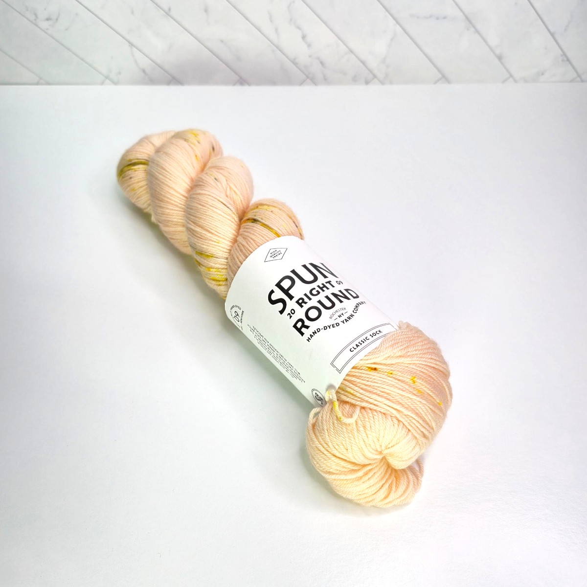 Spun Right Round Classic Sock in Kewpie - Image 1
