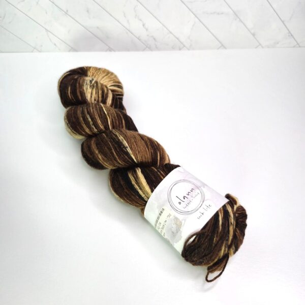 Image of Olann Hand Dyed In Ireland Sock Lite in Old Flame