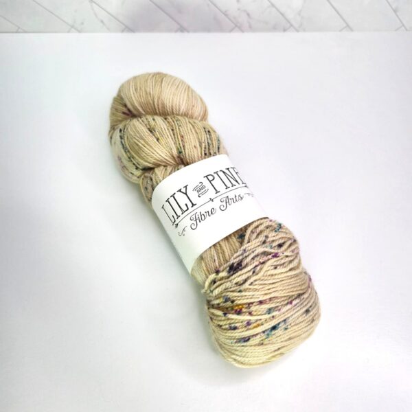 Image of Lily And Pine Fibre Arts Day Lily Sock in Creme Caramel