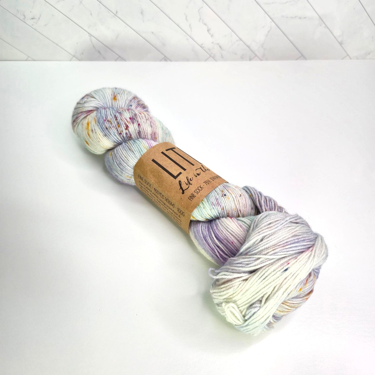 Life in the Long Grass Fine Sock in Lightbeam - Image 1