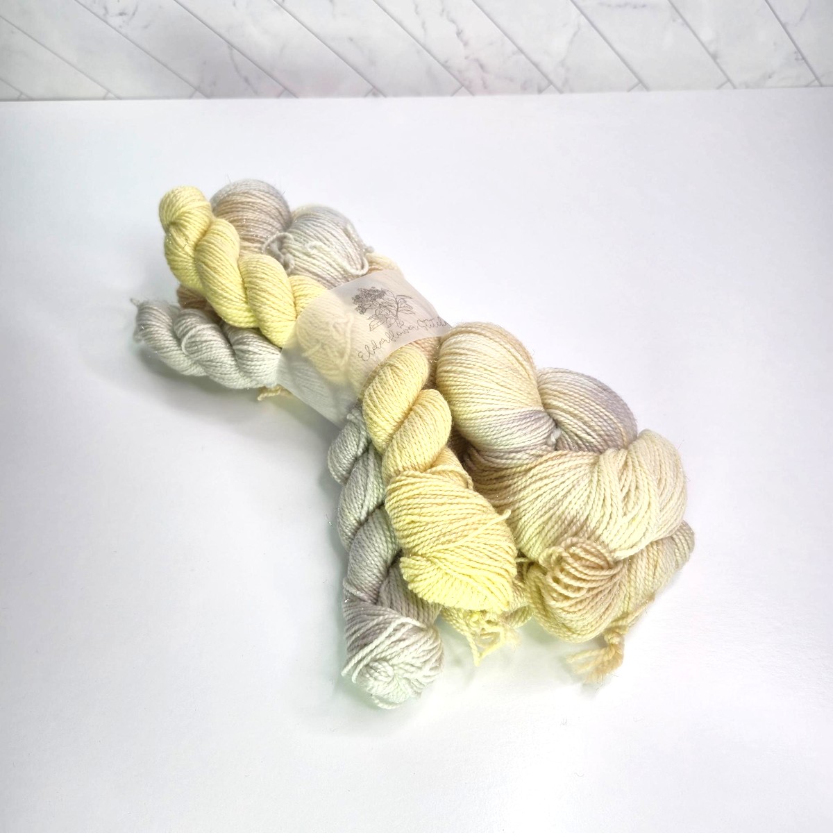 Elderflower Stitches Sparkle Sock in Campfire Sock Set - Image 1