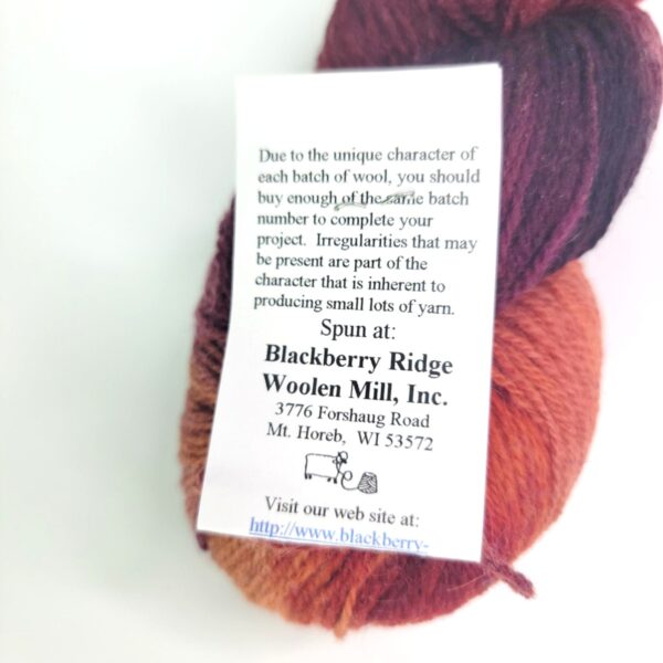 Image of Blackberry Ridge Mohair Blend Light Fingering/Lace Weight in Firecracker