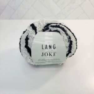 Lang Yarns Joke in 5 Black and White - Image 1