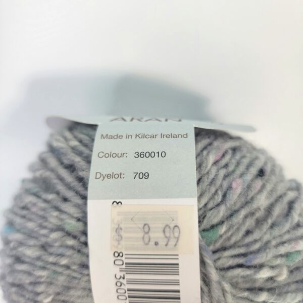Image of Debbie Bliss Donegal Luxury Tweed Aran w/ Angora in 360010 Gray