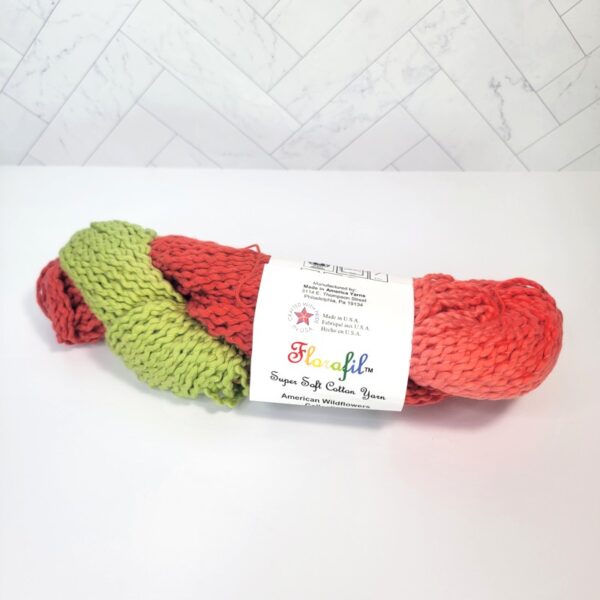 Image of Made in America Yarns Florafil in Coral Hibiscus