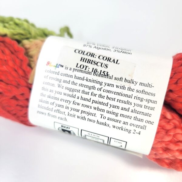 Image of Made in America Yarns Florafil in Coral Hibiscus