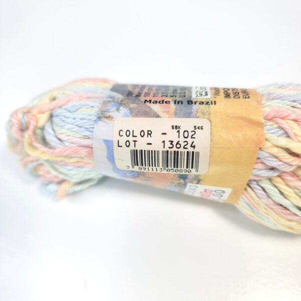 Image of Euro Yarns Brushstrokes Cotton in 102 Baby Multi