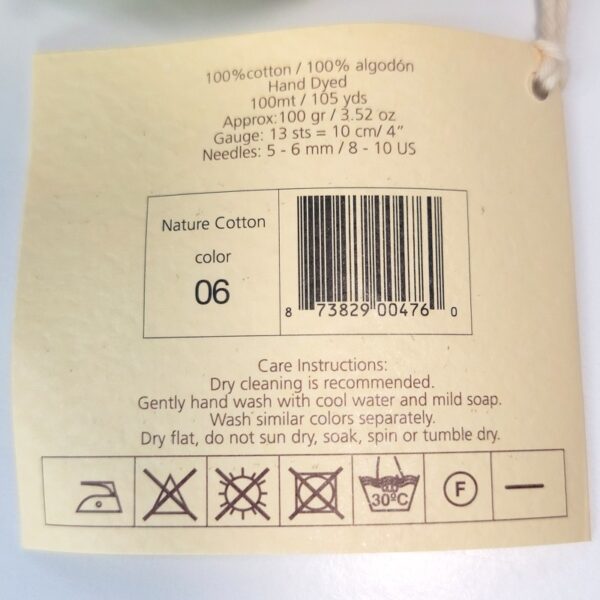 Image of Araucania Nature Cotton in 6 Celery