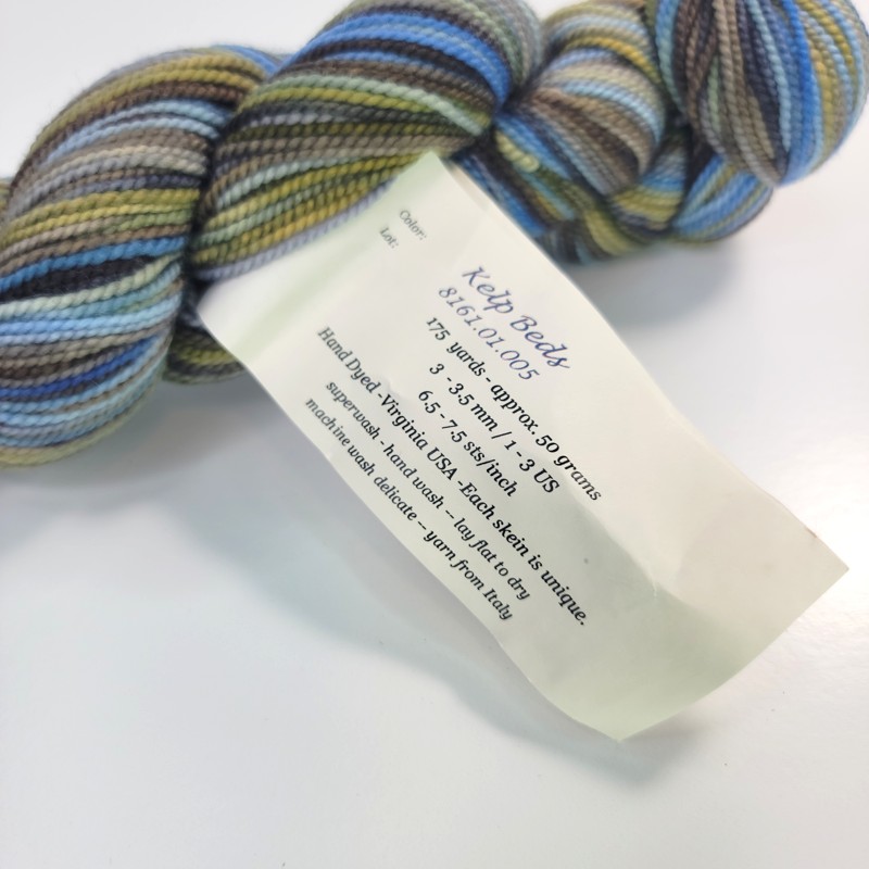 Claudia Hand Painted Yarns Fingering in Kelp Beds - Image 2