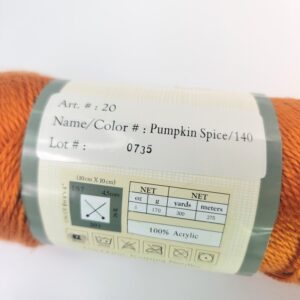Yarn Bee Soft Secret in 140 Pumpkin Spice - Image 2