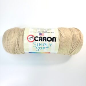 Caron Simply Soft Solids in 9703 Bone - Image 1