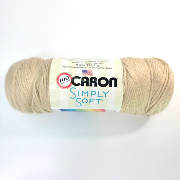 Caron Simply Soft Solids in 9703 Bone