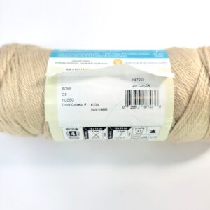 Caron Simply Soft Solids in 9703 Bone - Image 2