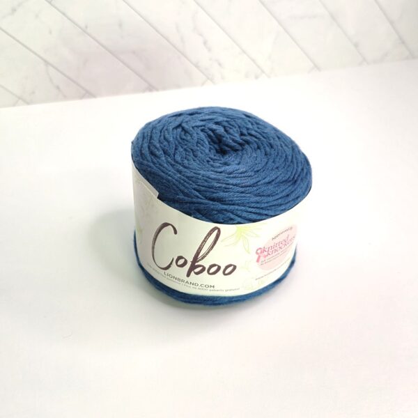 Lion Brand Coboo in 109 Steel Blue
