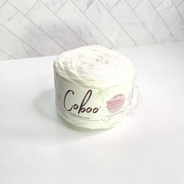 Image of Lion Brand Coboo in 100 White