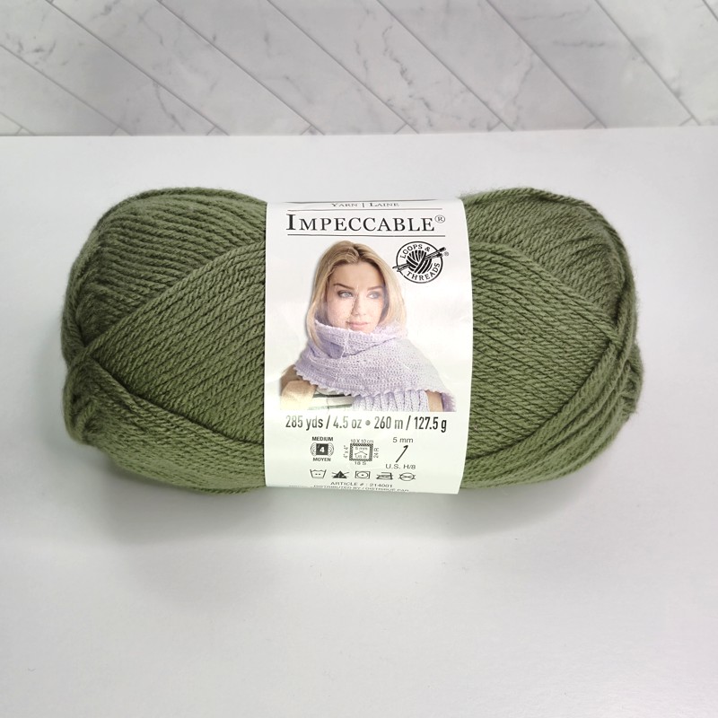 Loops & Threads Impeccable Solids in 1243 Forest - Image 1