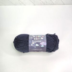 Lion Brand A Star is Born: Oh Baby Organic in 110 Navy - Image 1