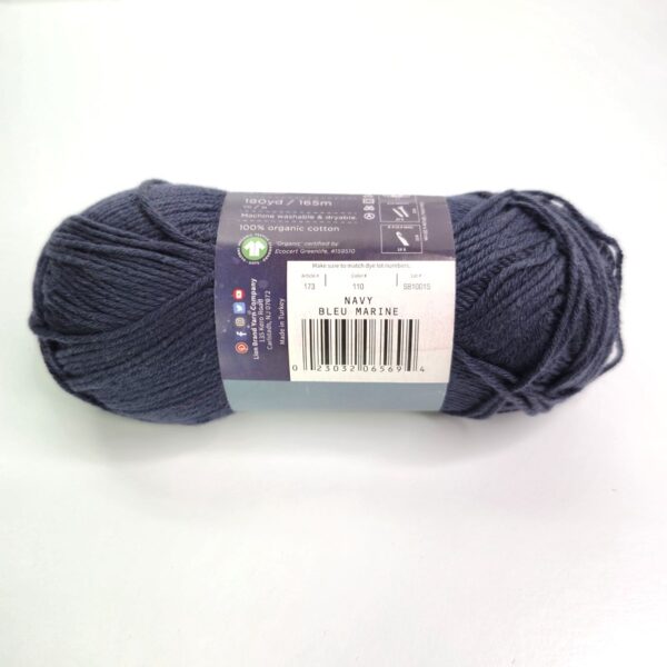 Image of Lion Brand A Star is Born: Oh Baby Organic in 110 Navy