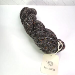 Isager Yarn Aran Tweed in Black - Image 1