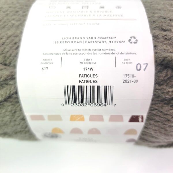 Image of Lion Brand Hue + Me in 174W Fatigues