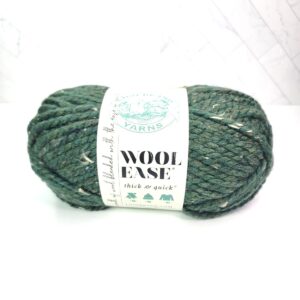 Lion Brand Wool-Ease Thick and Quick Tweeds in 172 Kale - Image 1