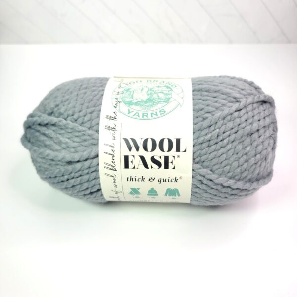 Lion Brand Wool-Ease Thick and Quick Solids in 148 Slate