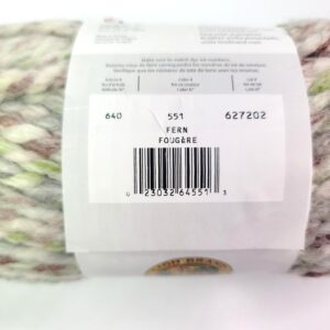 Lion Brand Wool-Ease Thick and Quick Stripes in 551 Fern - Image 2