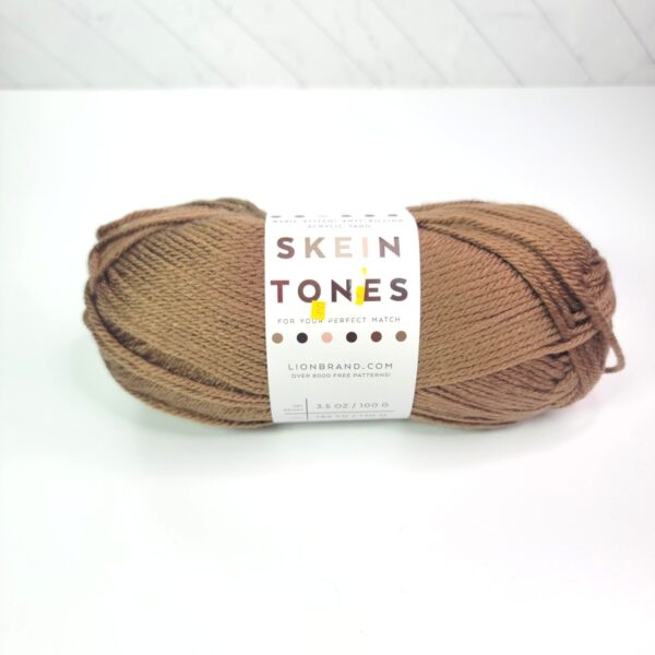 Lion Brand Skein Tones in 124AD Nutmeg