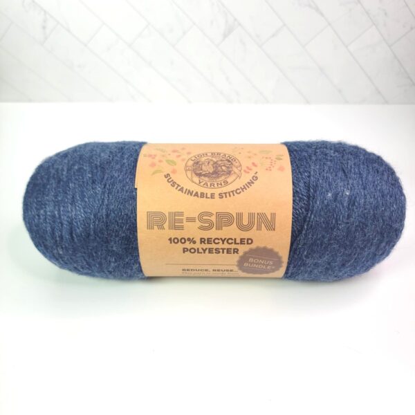 Lion Brand Re-Spun in 1108AS Deep Denim