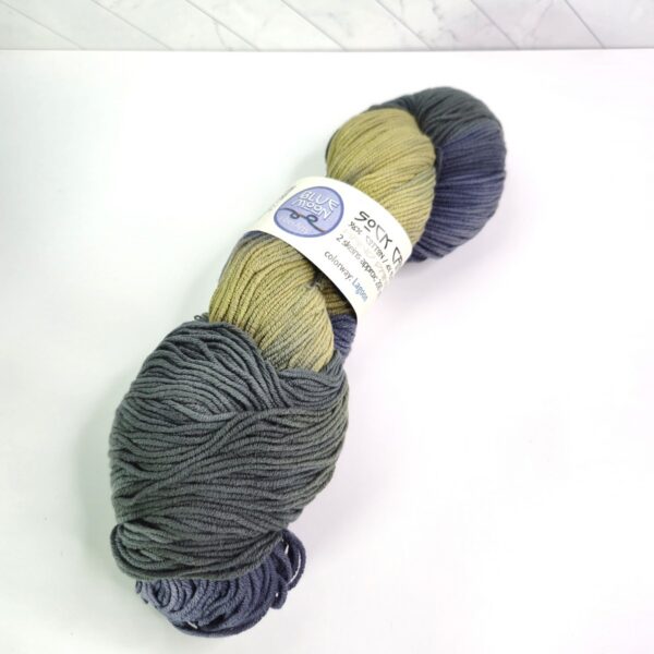 Image of Blue Moon Fiber Arts Hand Painted Sock Candy in Lagoon