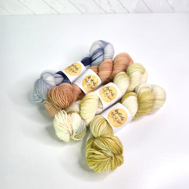 AnjKnits Merino Sock Sample Set in Various - Image 1