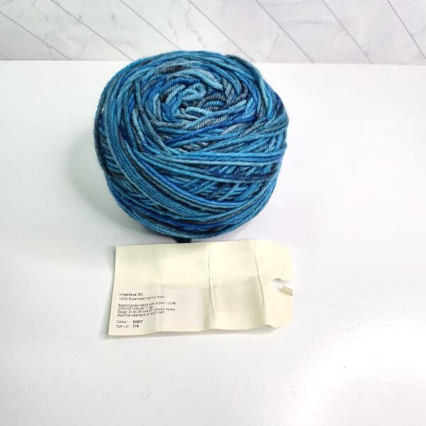 Image of Fyberspates Vivacious DK in 807 Deep Aqua