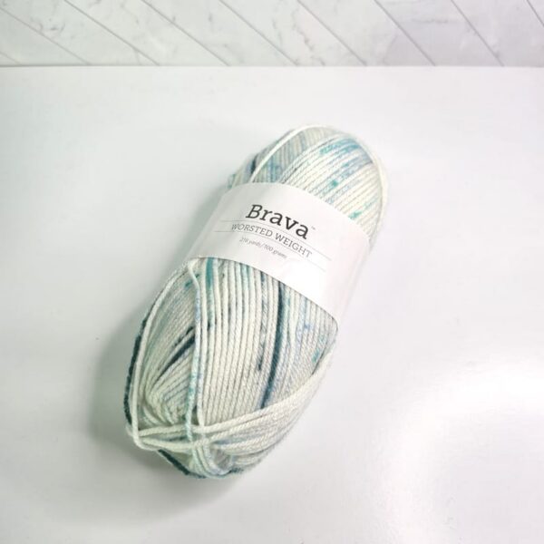 Image of Knit Picks Brava Speckle in Tidal Speckle