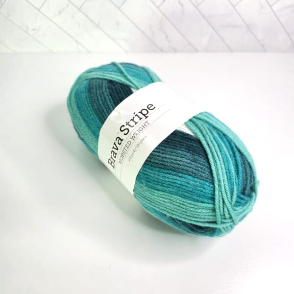 Knit Picks Brava Stripe in Laguna