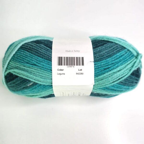 Image of Knit Picks Brava Stripe in Laguna