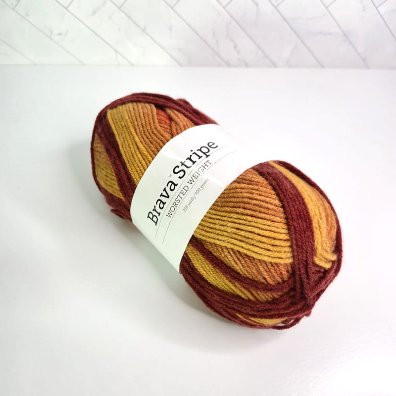 Knit Picks Brava Stripe in Spice Cabinet - Image 1