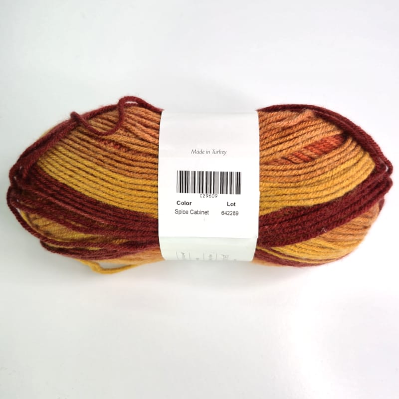 Knit Picks Brava Stripe in Spice Cabinet - Image 2