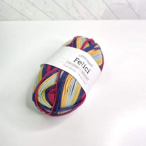 Knit Picks Felici Fingering Weight in 29570 Arcade Afternoon