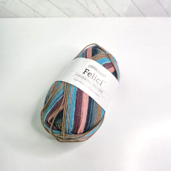 Knit Picks Felici Fingering Weight in 29571 Night Market