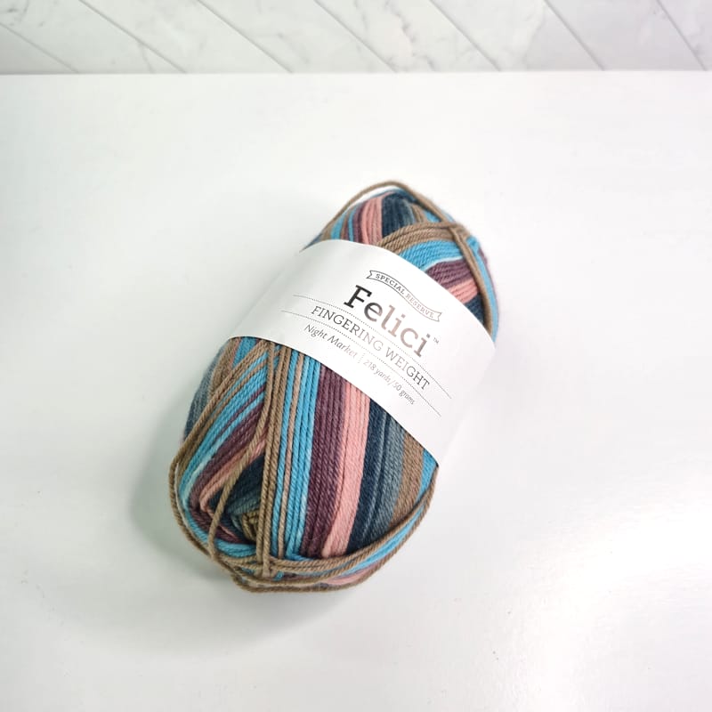 Knit Picks Felici Fingering Weight in 29571 Night Market - Image 1