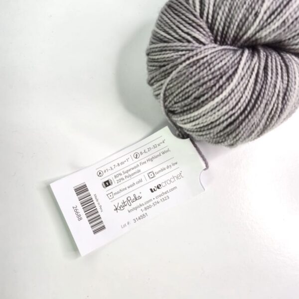 Image of Knit Picks Hawthorne Fingering in 26688 Slate Kettle Dye