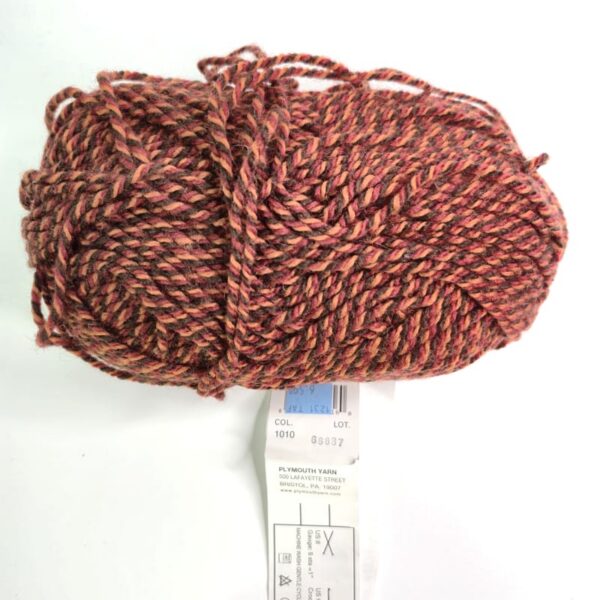 Image of Plymouth Yarn Encore Worsted Solids & Heathers in 1010 Brown Tweed