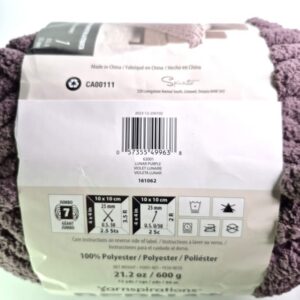 Bernat Blanket Extra Thick in 62001 Lunar Purple - Image 2