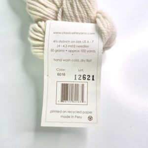 Classic Elite Yarns Mountaintop Vista in 6016 Alabaster - Image 2