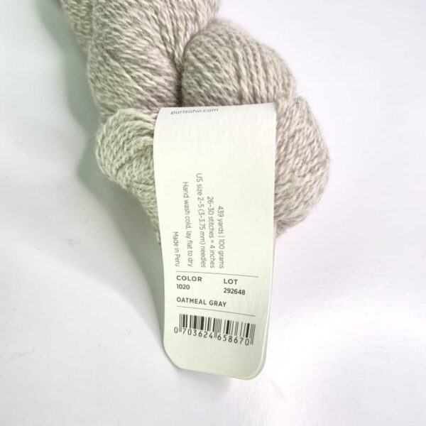 Image of Purl Soho Linen Quill in 1020 Oatmeal Gray
