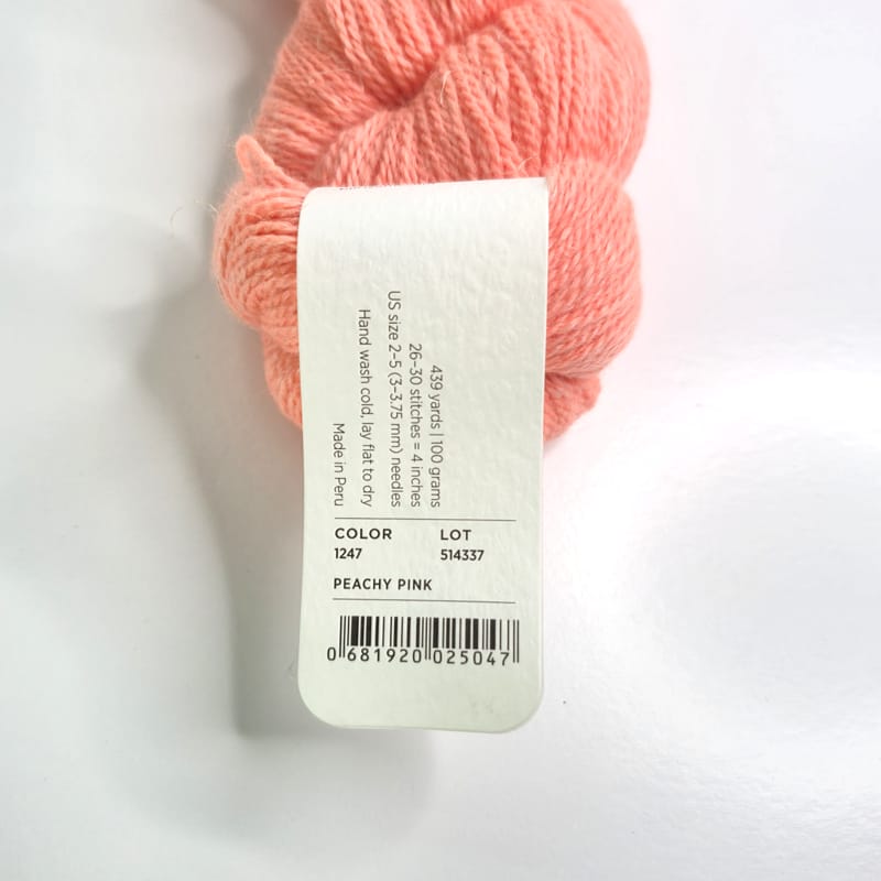 Purl Soho Linen Quill in 1247 Peachy Pink - Image 2