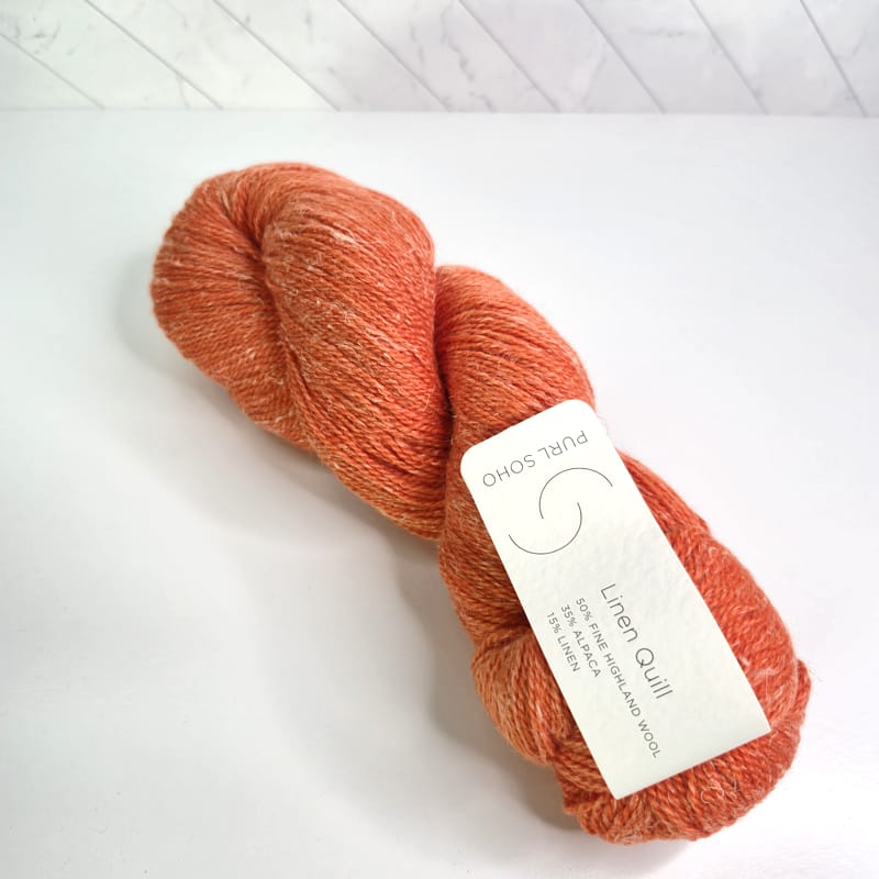 Purl Soho Linen Quill in 1269 Sweet Potato - Image 1