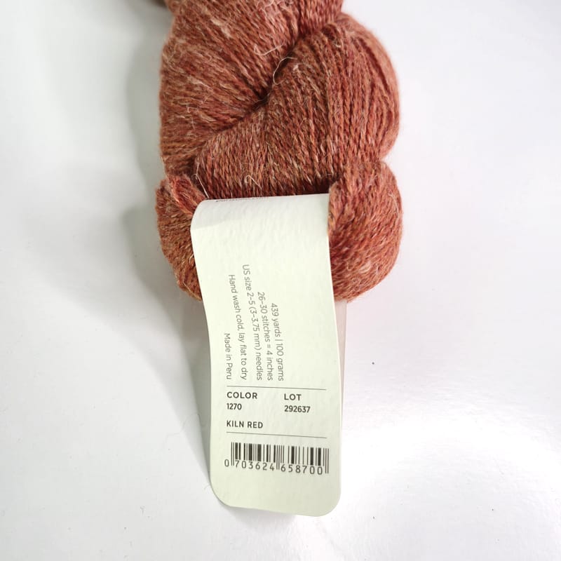 Purl Soho Linen Quill in 1270 Kiln Red - Image 2